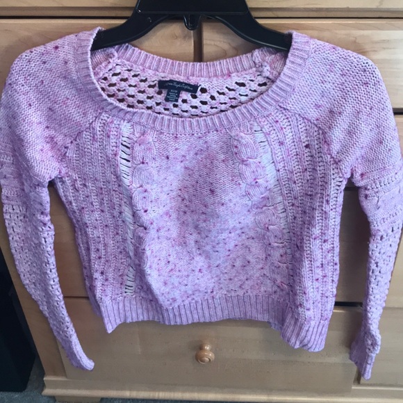 American Eagle Outfitters Sweaters - American Eagle Purple Pink Knit Sweater